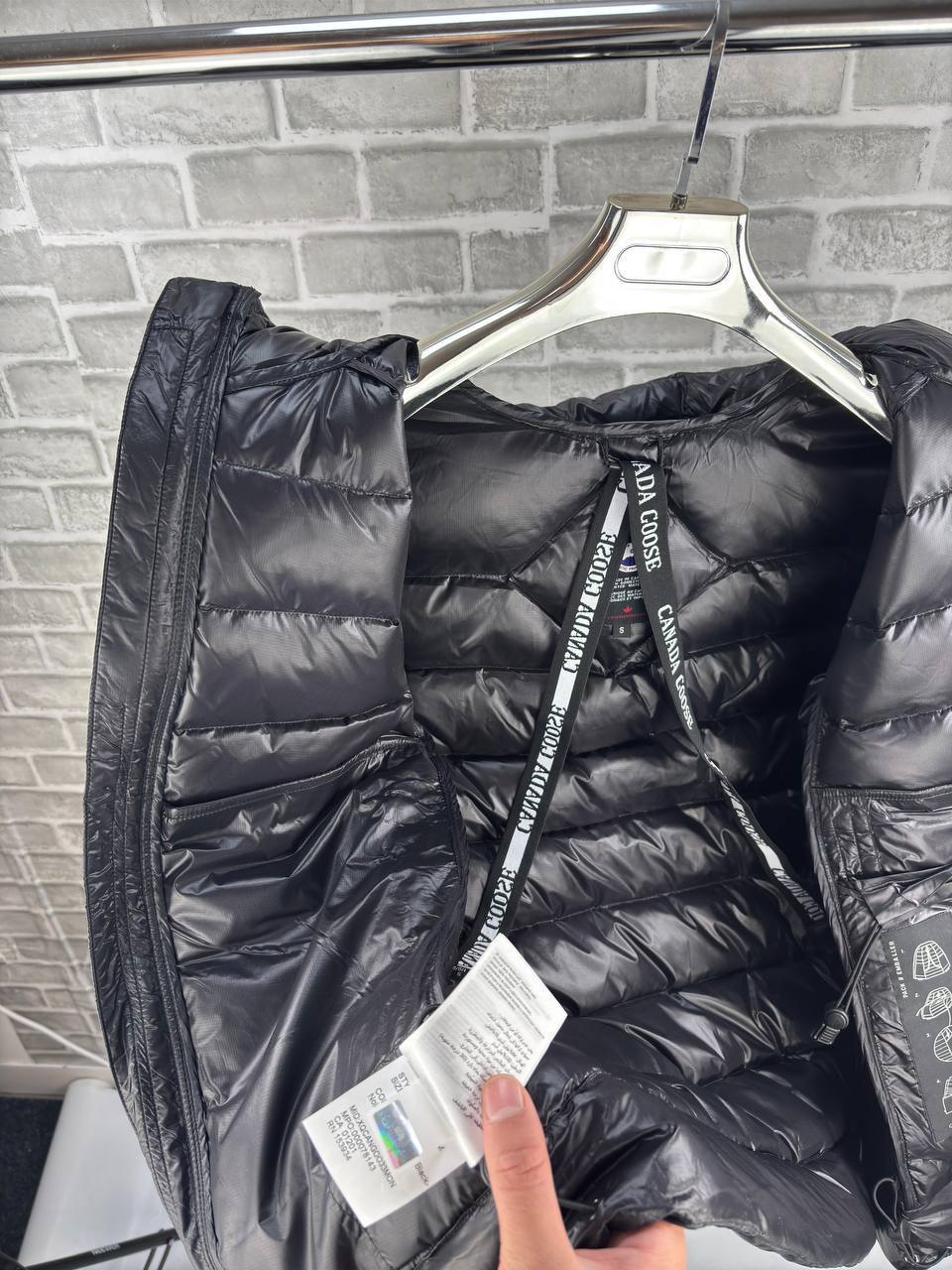 Canada Goose Crofton Men's Zip Hoodie Black Padded Mens Best Sale UK Reps AAA Quality