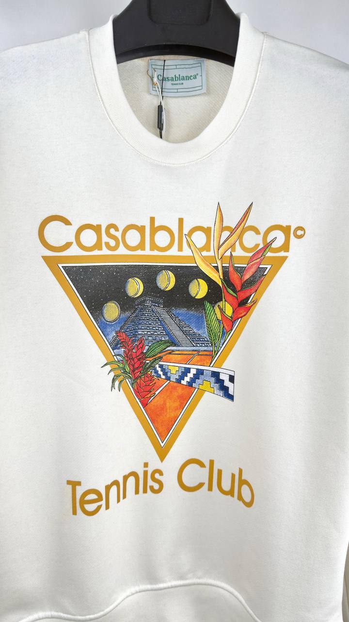 Casablanca 'Tennis Club' Jumpers in 2 Colors Mens Best Sale UK Reps AAA Quality