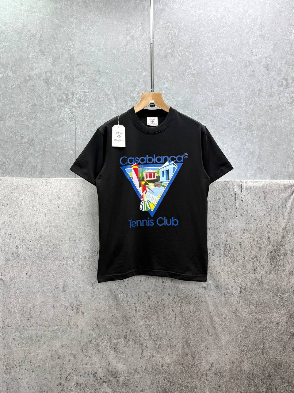 Casablanca La Joueuse Tennis T-shirts in 2 Colors UK Reps AAA Quality