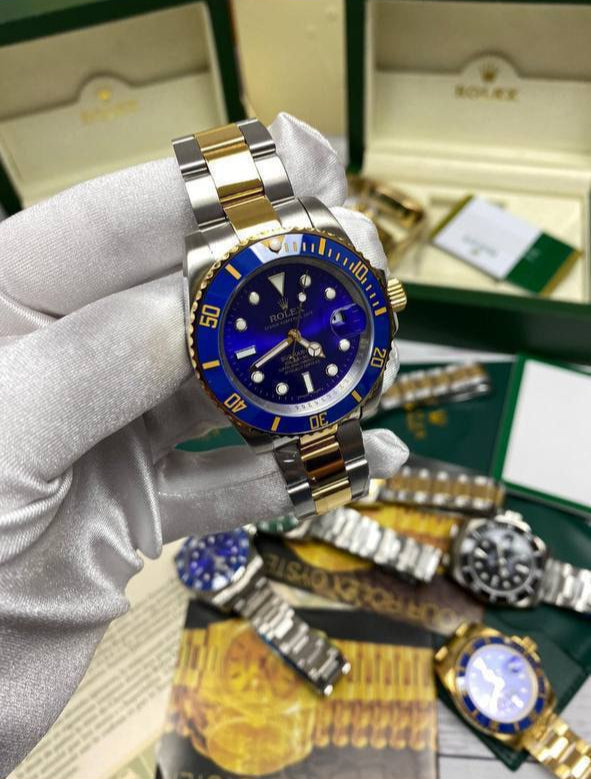 Rolex Submariner Date Mechanical Mens Watch with Blue Dial in Multiple Chain Colors Best Sale UK Reps AAA Quality