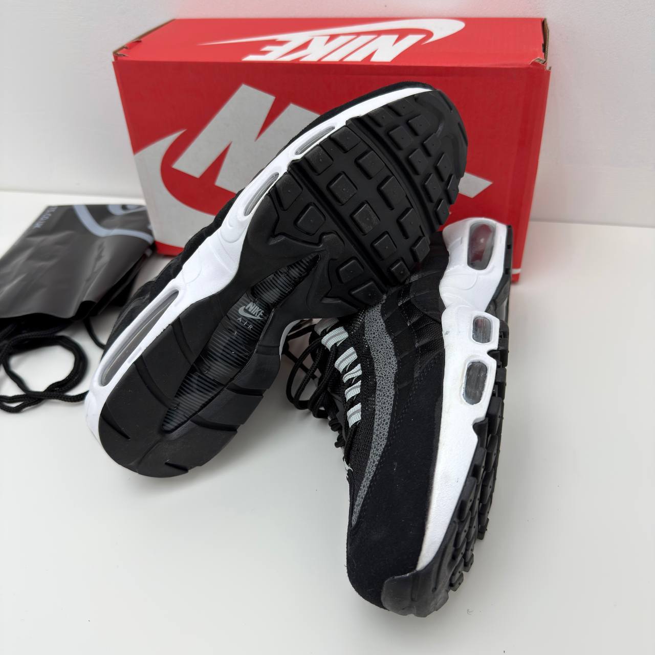 Nike Air Max 95 'Black Anthracite Pure Platinum' Mens Fashion Trainers Best Sale UK Reps AAA Quality