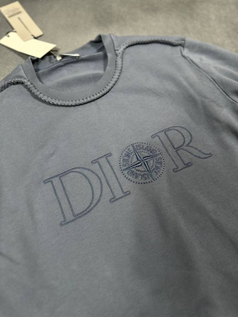 Dior x Stone Island Authentic Christian Dior Black Logo Jumpers Mens UK Reps AAA Quality