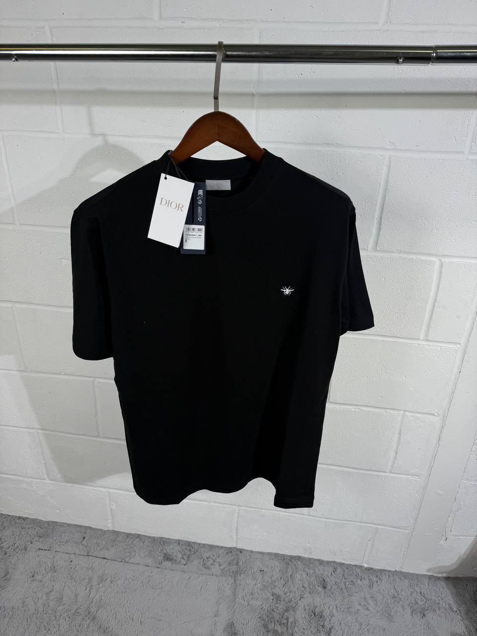 Christian Dior Embroidered Bee T-Shirts Mens in 2 Colors Best Sale UK Reps AAA Quality