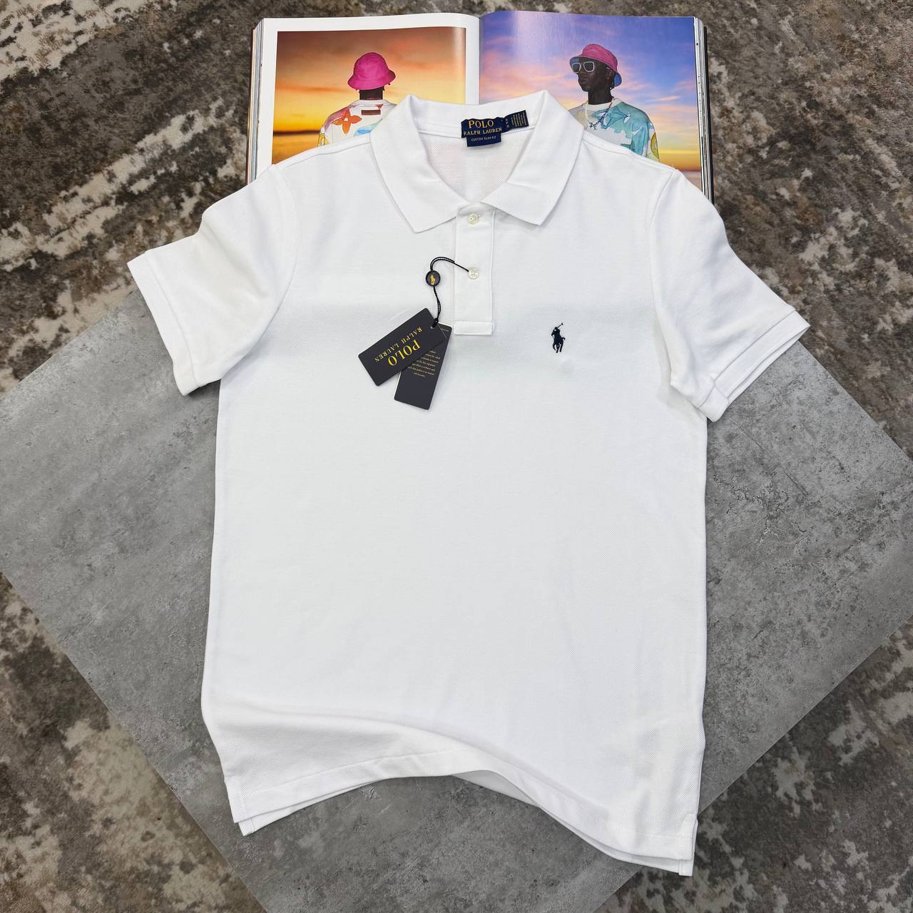 Polo Ralph Lauren Men Luxury Men Collection Heather Grey Polo Shirt UK Reps AAA Quality