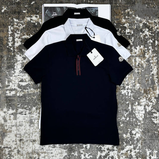 Moncler Logo Motif Summer Sporty Loose  Polo Shirts Mens in Multiple Colors Best Sale UK Reps AAA Quality
