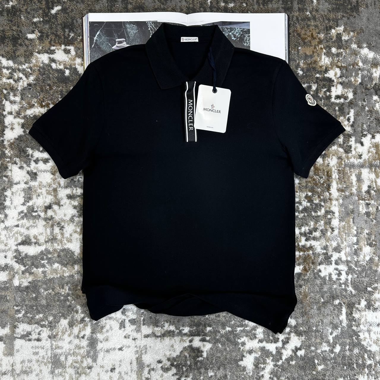 Moncler Logo Motif Summer Sporty Loose  Polo Shirts Mens in Multiple Colors Best Sale UK Reps AAA Quality