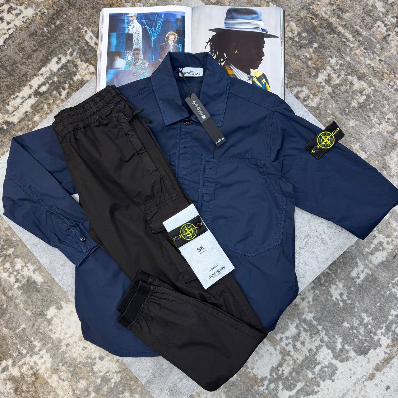 Stone Island Signature Overshirt & Cargo Pant UK Reps AAA Quality