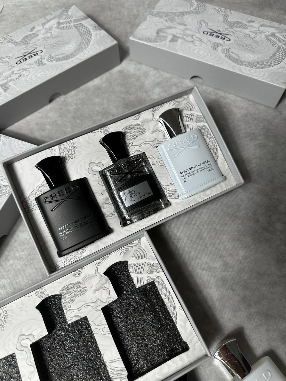 Creed Perfume Set Gift Box Perfume Kit For Men 3 Best Sale UK Reps AAA Quality