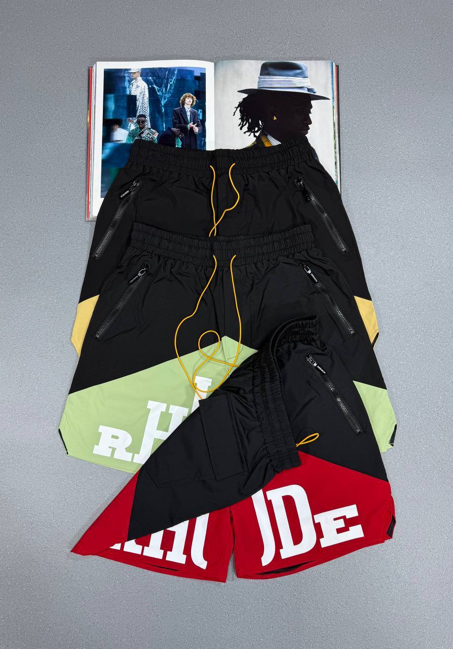 Rhude Yachting Spellout Shorts in Multiple Colors Mens Best Sale UK Reps AAA Quality