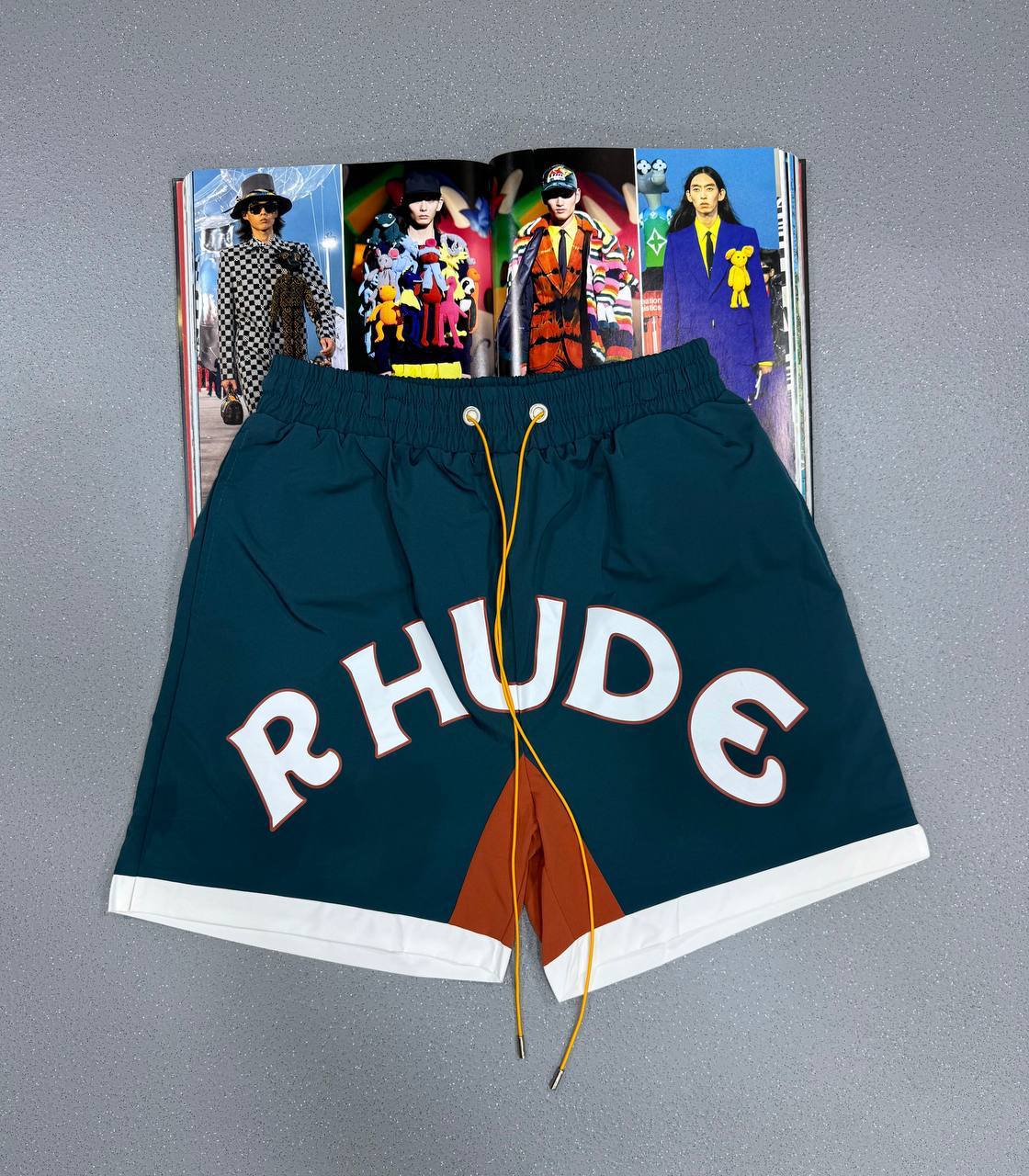 Rhude Printed Sport Shorts Casual Loose Shorts Beach Pants in Multiple Colors Mens UK Reps AAA Quality