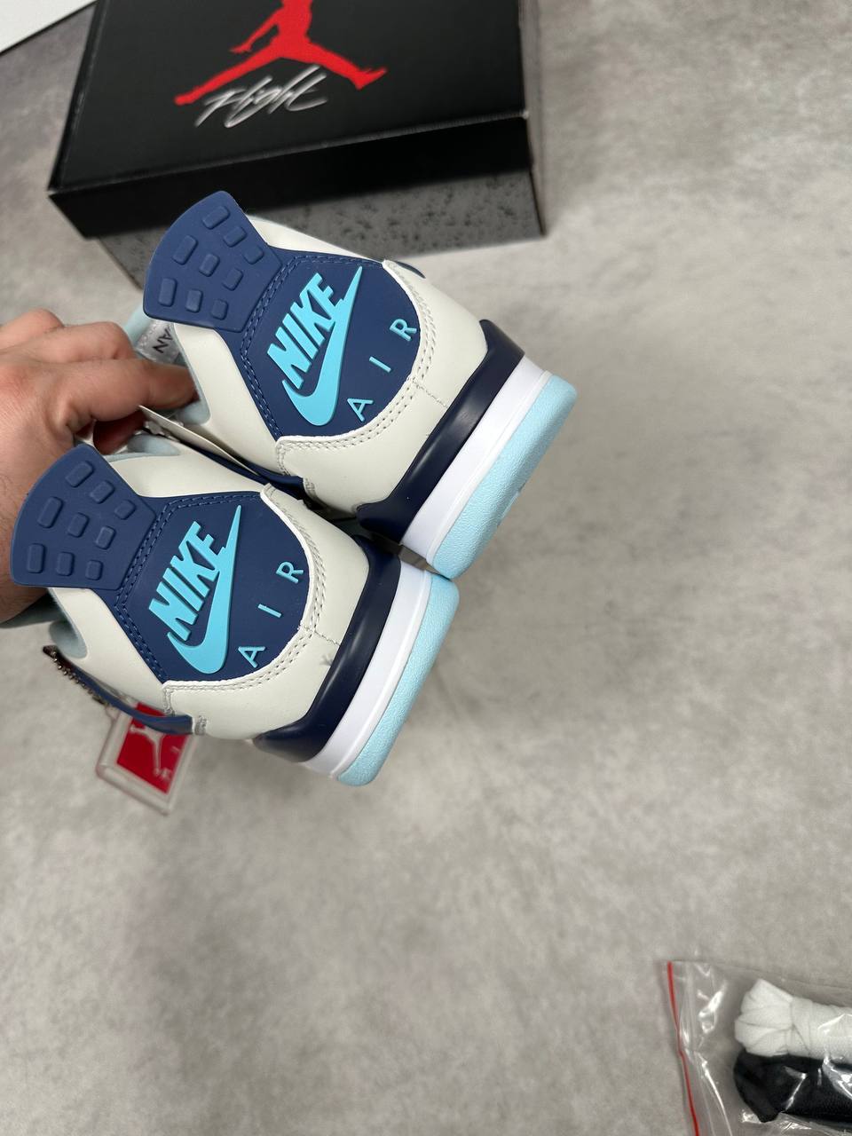 Nike Air Jordan 4 Royal Blue Retro Mens Trainers Best Sale UK Reps AAA Quality