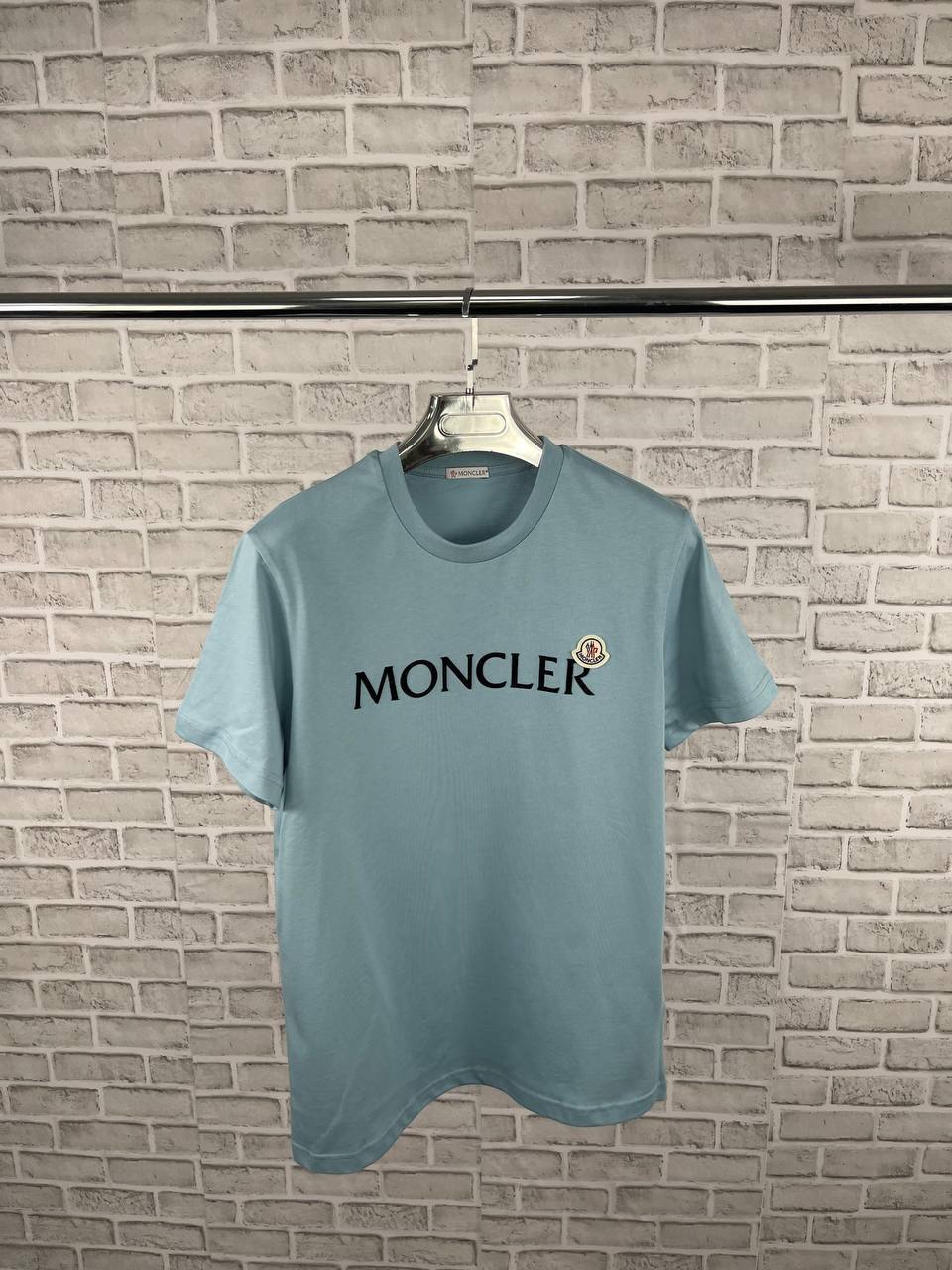Moncler Embroidered  Logo-Print Cotton T-Shirts Mens in Multiple Colors UK Reps AAA Quality