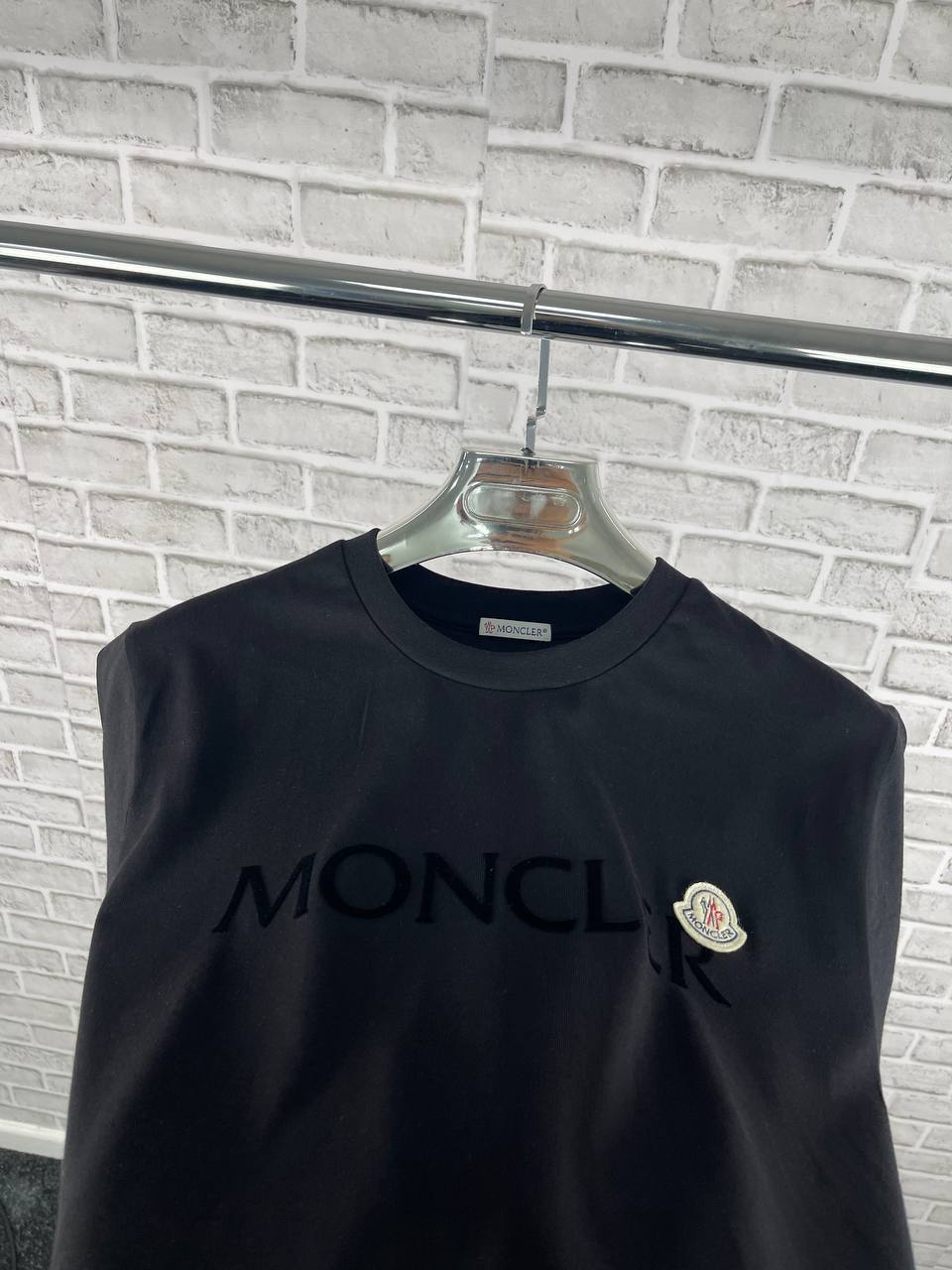 Moncler Embroidered  Logo-Print Cotton T-Shirts Mens in Multiple Colors UK Reps AAA Quality