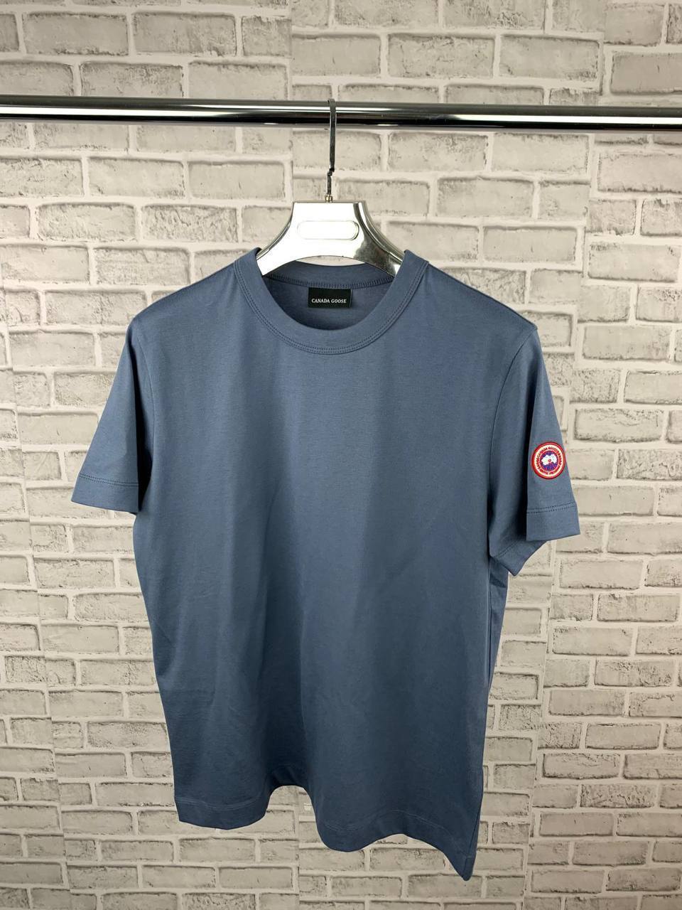 Canada Goose Short Sleeve Logo Patch T-Shirts Mens in Multiple Colors UK Reps AAA Quality