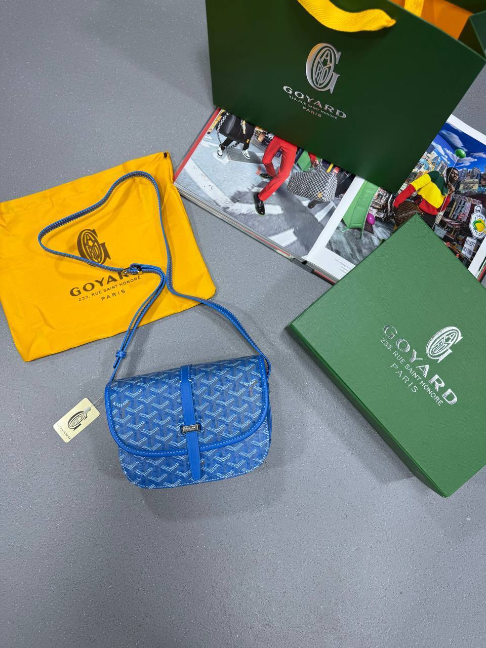 Goyard Belvedere Urbain Messenger Bag Premium Leather Crossbody Womens Bag in 2 Colors UK Reps AAA Quality