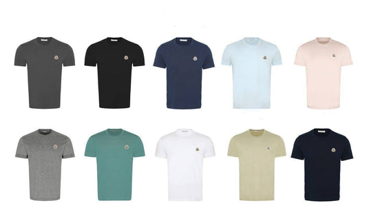 Moncler Logo-Patch T-shirt Mens in Multiple Colors Best Sale UK Reps AAA Quality