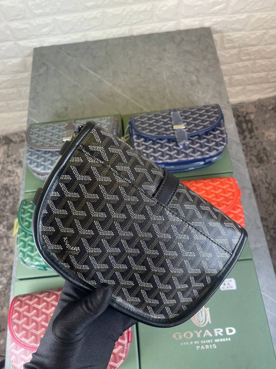 Goyard Belvedere Urbain Messenger Bag Premium Leather Crossbody Mens Bag in Multiple Colors UK Reps AAA Quality