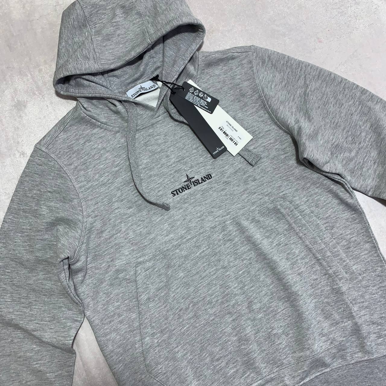 Stone Island On Front Embroidered Logo Mens Hoodie in Multiple Colors Best Sale UK Reps AAA Quality