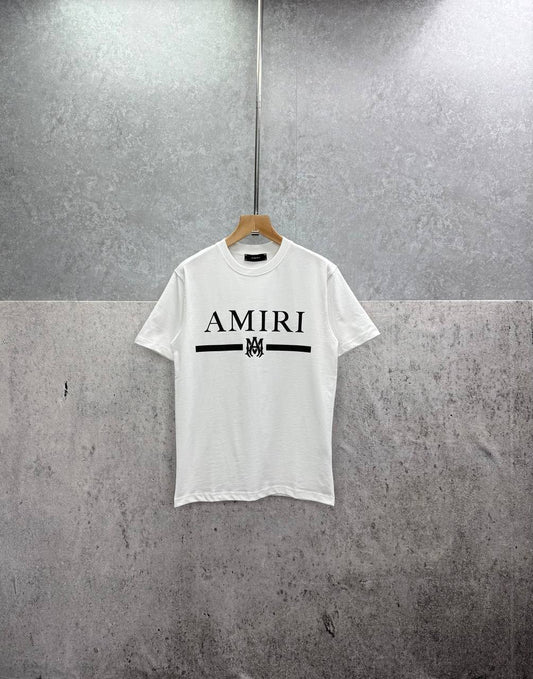Amiri M.A Logo Print T-Shirts Mens in 2 Colors Best Sale UK Reps AAA Quality