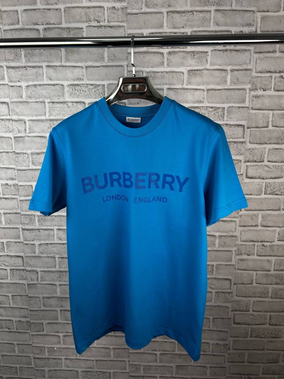 Burberry Shotover Logo Print T Shirt Mens in Multiple Colors UK Reps AAA Quality