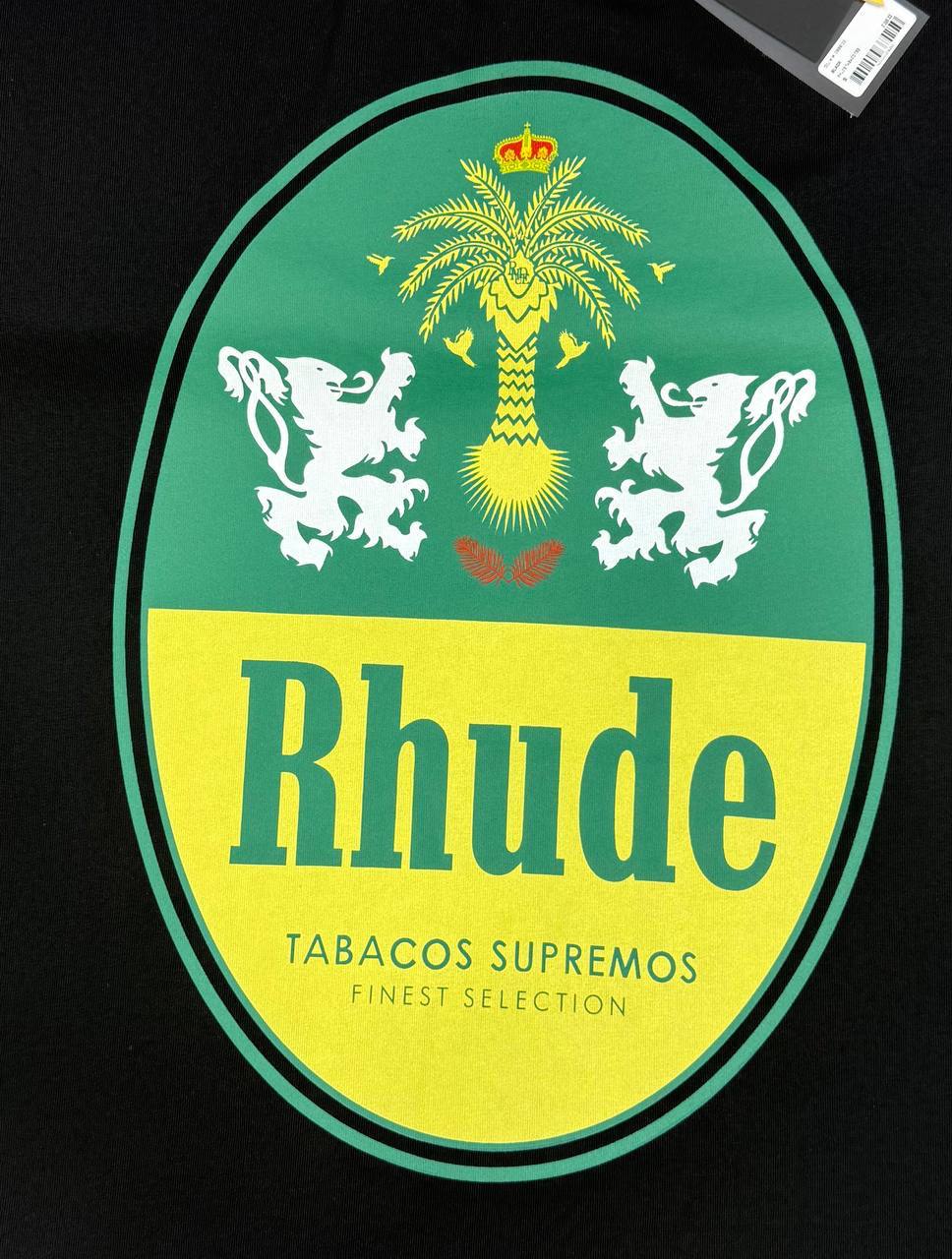 Rhude Tobacco Crew Neck Graphic Print T-shirts Mens in 2 Colors UK Reps AAA Quality