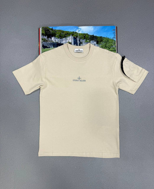 Stone Island Archivio Organic-Cotton Logo T-Shirt Mens in Multiple Colors UK Reps AAA Quality