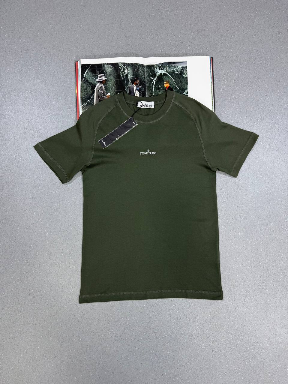 Stone Island Tee Cotton Compass-Print T-Shirts in Multiple Colors UK Reps AAA Quality