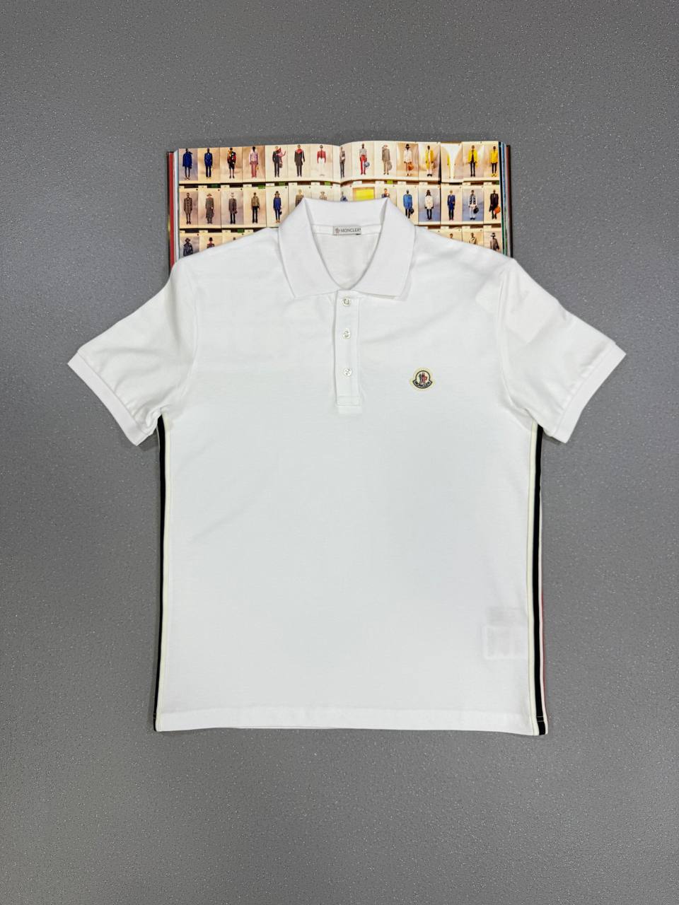 Moncler Shortsleeved Logo Patch Polo Shirts Mens in Multiple Colors UK Reps AAA Quality