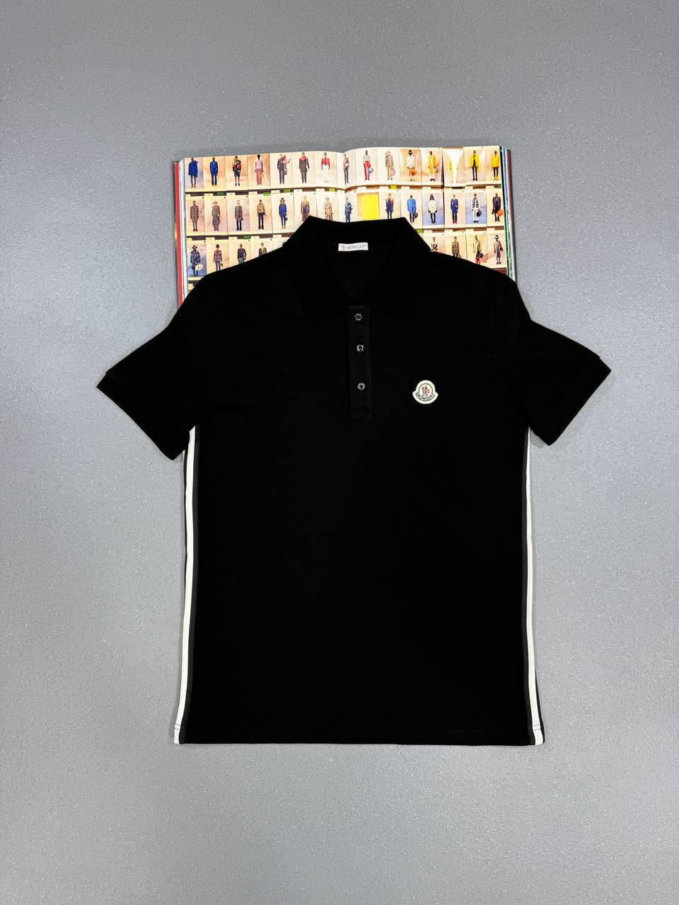 Moncler Shortsleeved Logo Patch Polo Shirts Mens in Multiple Colors UK Reps AAA Quality