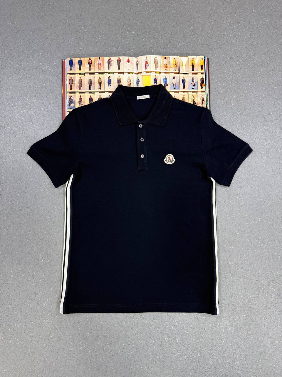 Moncler Shortsleeved Logo Patch Polo Shirts Mens in Multiple Colors UK Reps AAA Quality