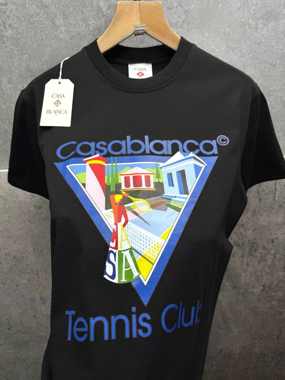 Casablanca La Joueuse Mens T-Shirts in 2 Colors UK Reps AAA Quality