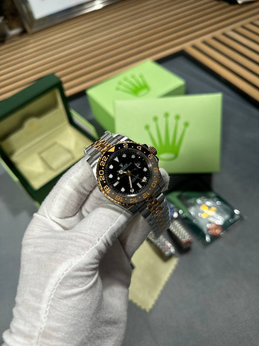 Rolex GMT Master II Two Tone Jubilee Bracelet Mens Watch Best Sale UK Reps AAA Quality