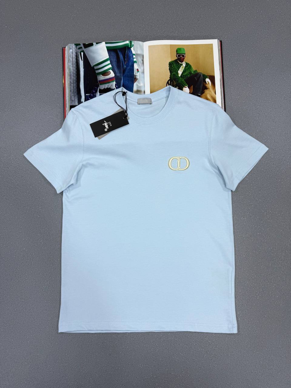 Christian Dior CD Icon Relaxed Fit Cotton T Shirts Mens in Multiple Colors UK Reps AAA Quality