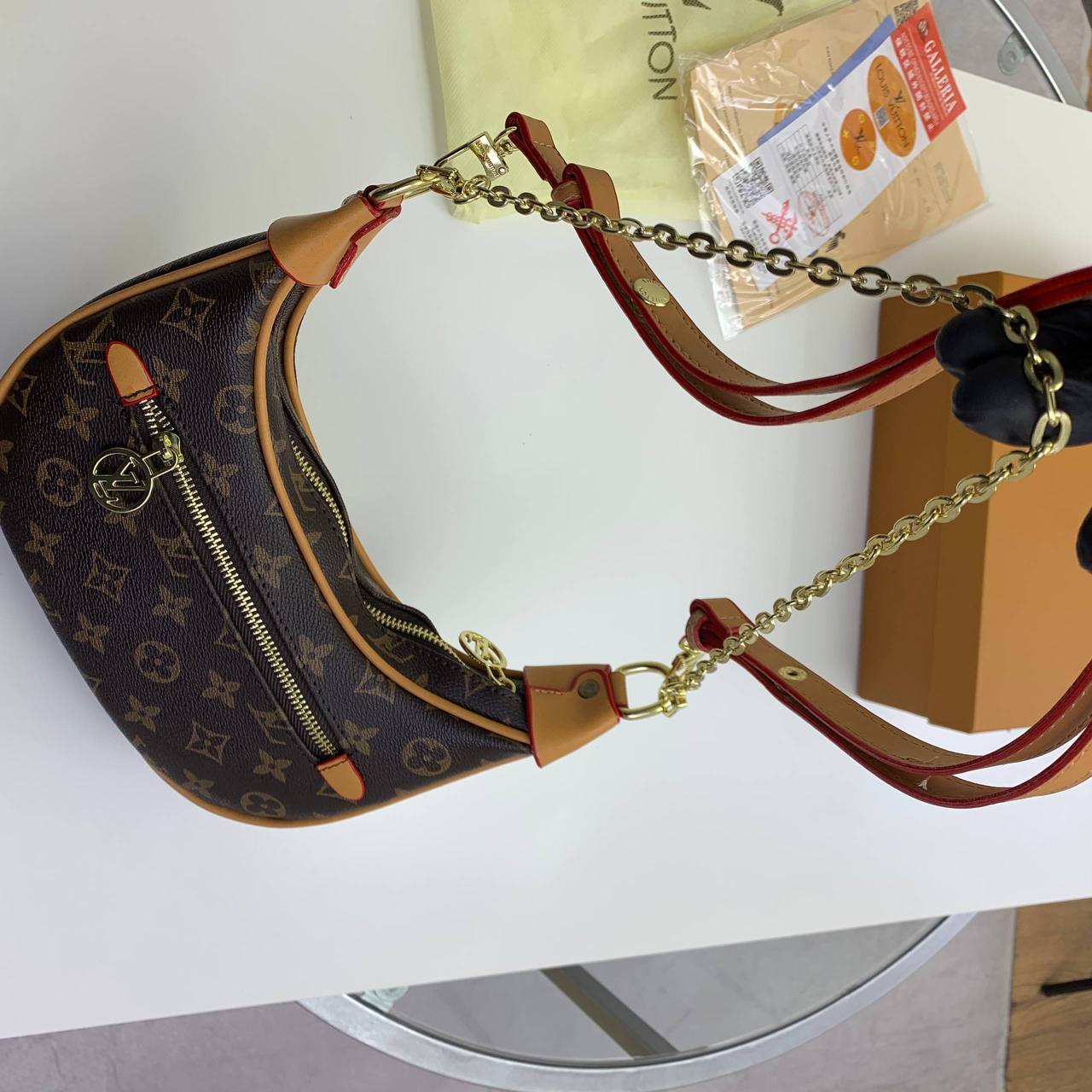 Louis Vuitton Croissant Monogram Bags Womens UK Reps AAA Quality