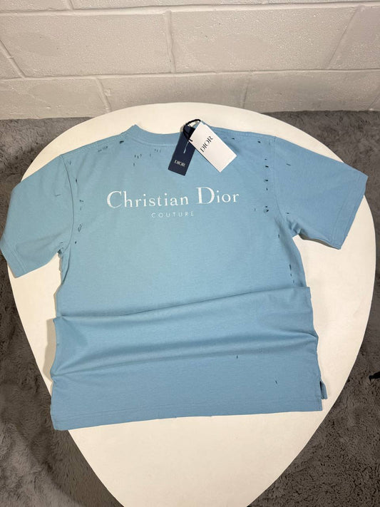 Christian Dior Couture T-Shirts Relaxed Fit in 2 Colors UK Reps AAA Quality