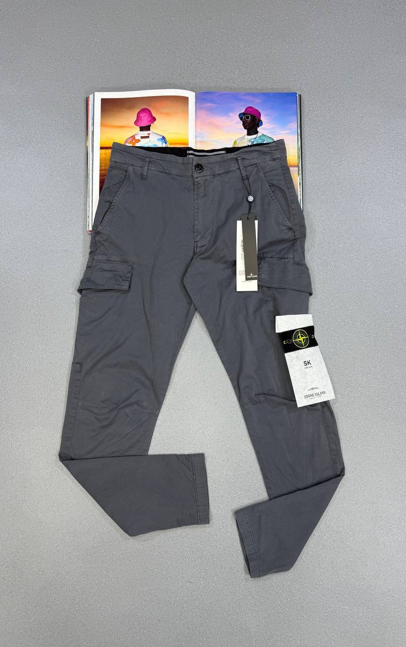 Stone Island 'OLD' Effect Broken Cotton Twill Cargo Pants in Multiple Colors UK Reps AAA Quality