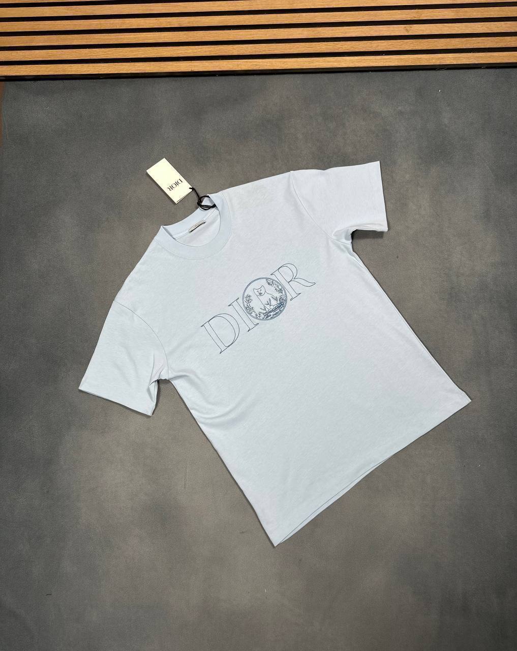 Christian Dior And Hylon Nel Logo Printed Crewneck Mens T-Shirts in Multiple Colors UK Reps AAA Quality