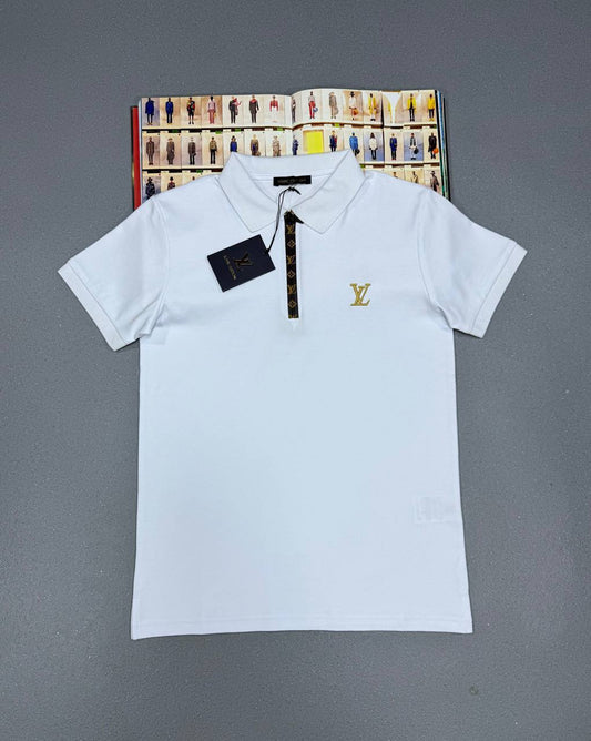 Louis Vuitton Premium Quality Polo Shirts for Men in 2 Colors UK Reps AAA Quality