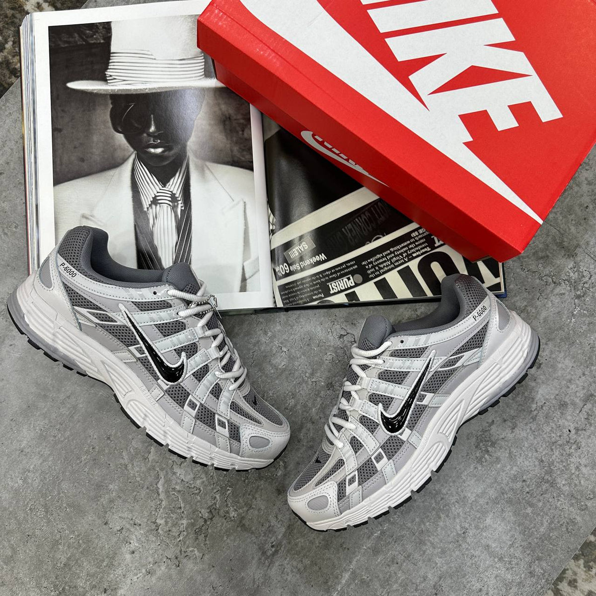 Nike P-6000 "Vast Grey" Trainers UK Reps Superclone Quality