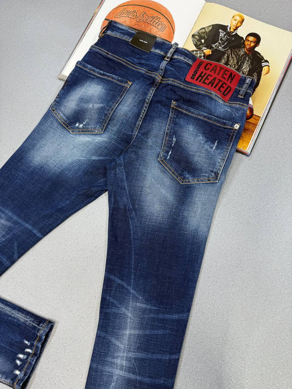 Dsquared2 Tidy Biker Mens Jeans Distressed Denim in 2 Colors Multiple Waist Sizes UK Reps AAA Quality