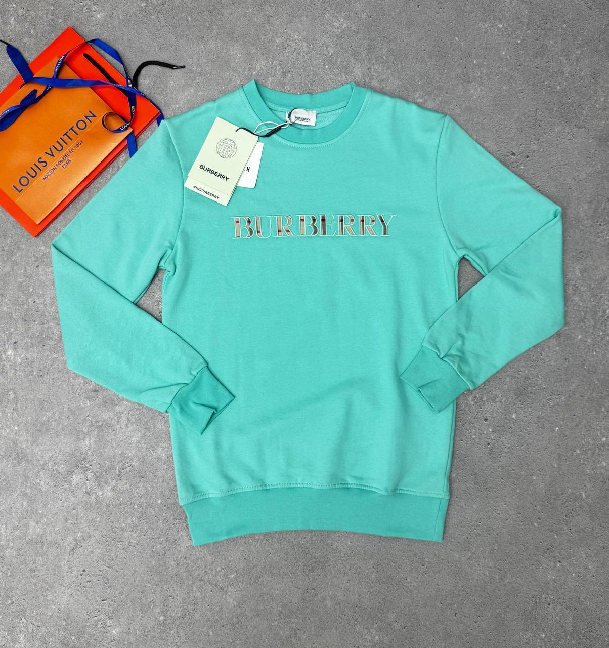 Burberry Big Logo Cotton Mens Sweatshirts in Multiple Colors UK Reps AAA Quality