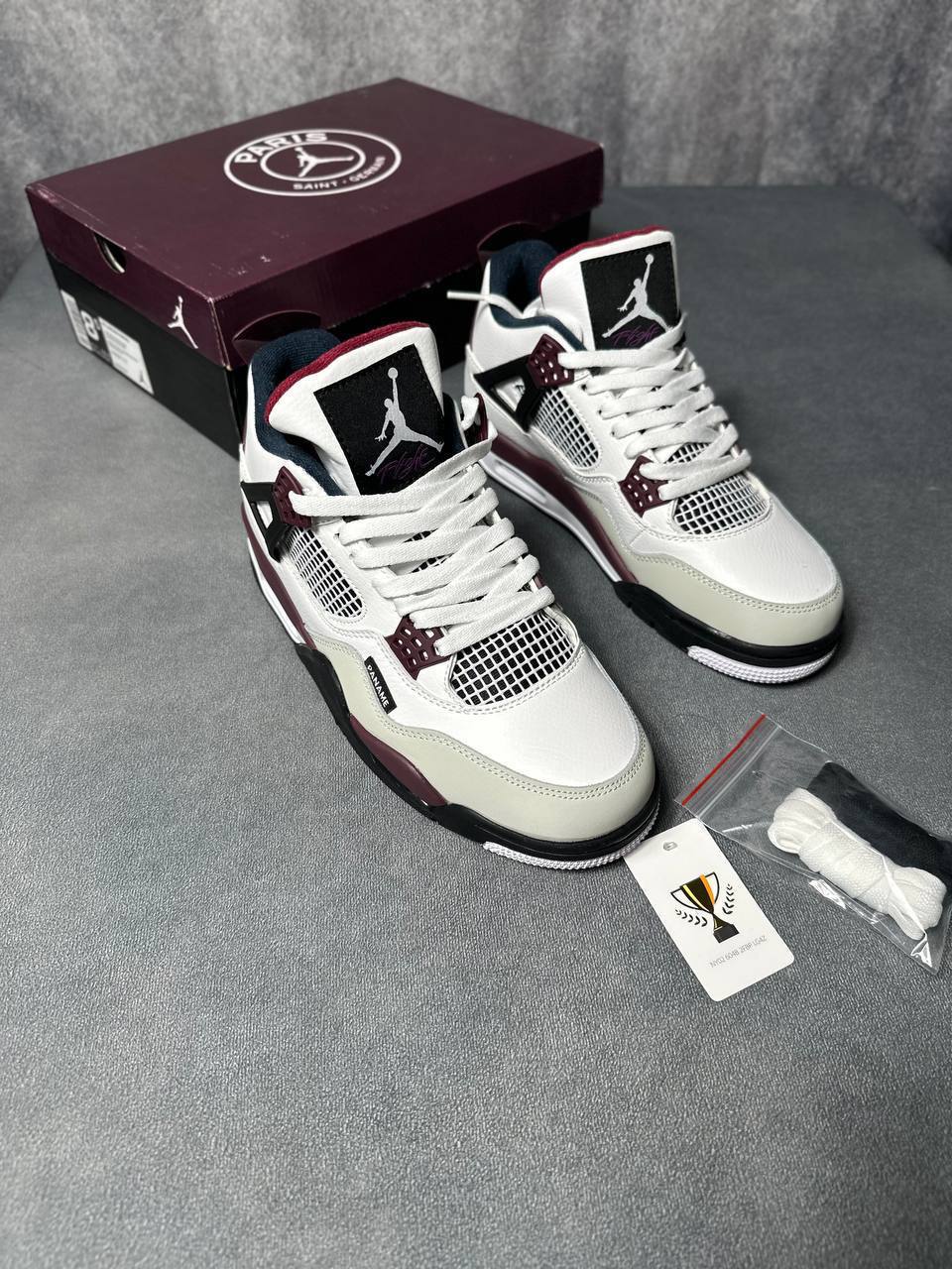 Nike Air Jordan 4 Retro PSG Paris Saint-Germain Premium Mens Trainers Best Sale UK Reps AAA Quality