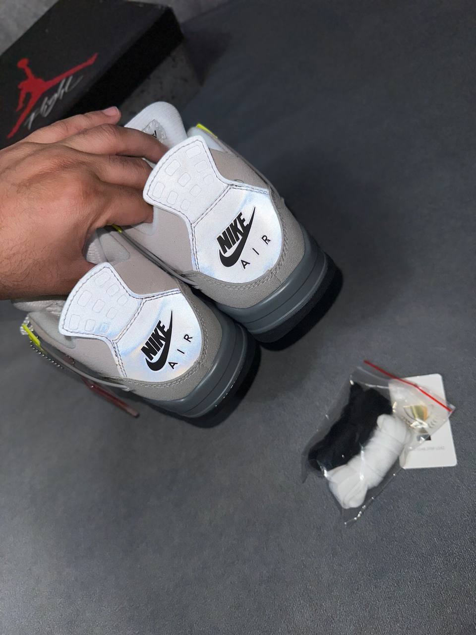 Nike Air Jordan 4 Retro SE 95 Neon Premium Mens Trainers Best Sale UK Reps AAA Quality