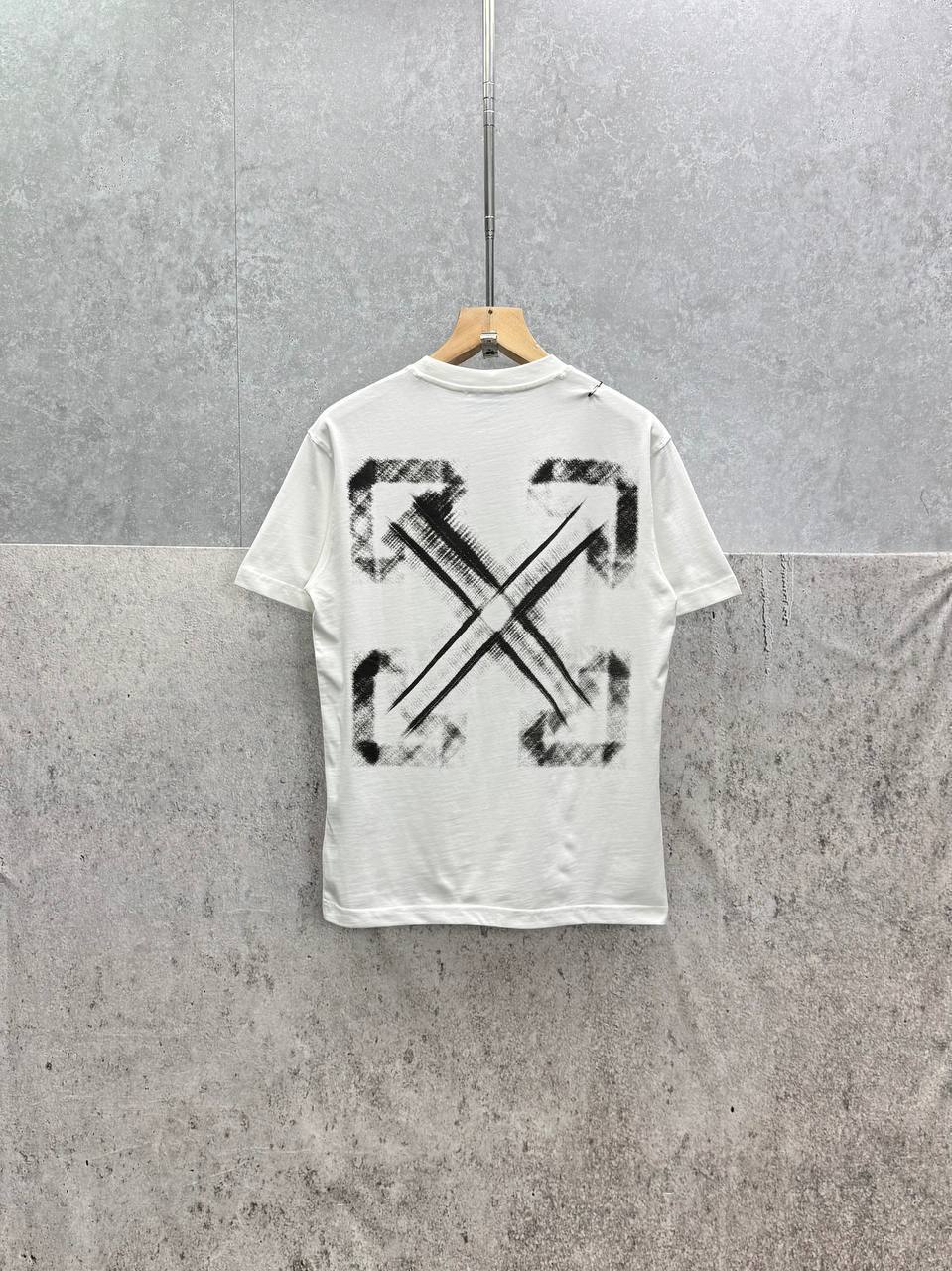 Off-White T-shirts Mens with Anime 3D Print Short Sleeve in 2 Colors UK Reps AAA Quality