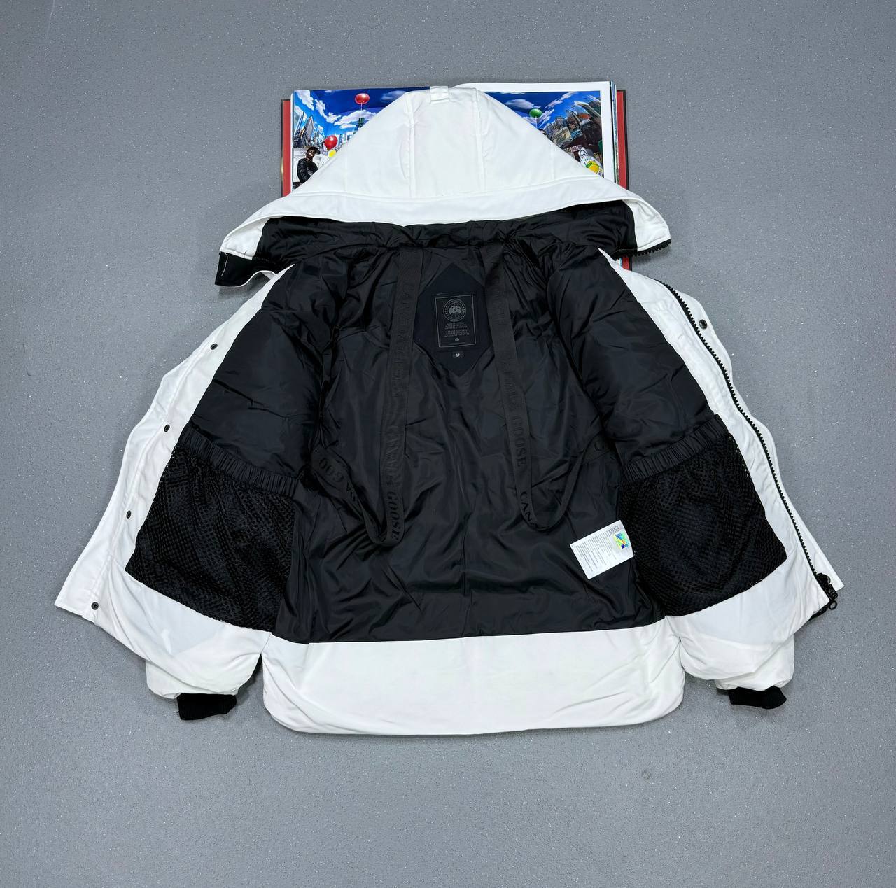 Canada Goose MacMillan Parka Black Label Jacket Mens in White Best Sale UK Reps AAA Quality