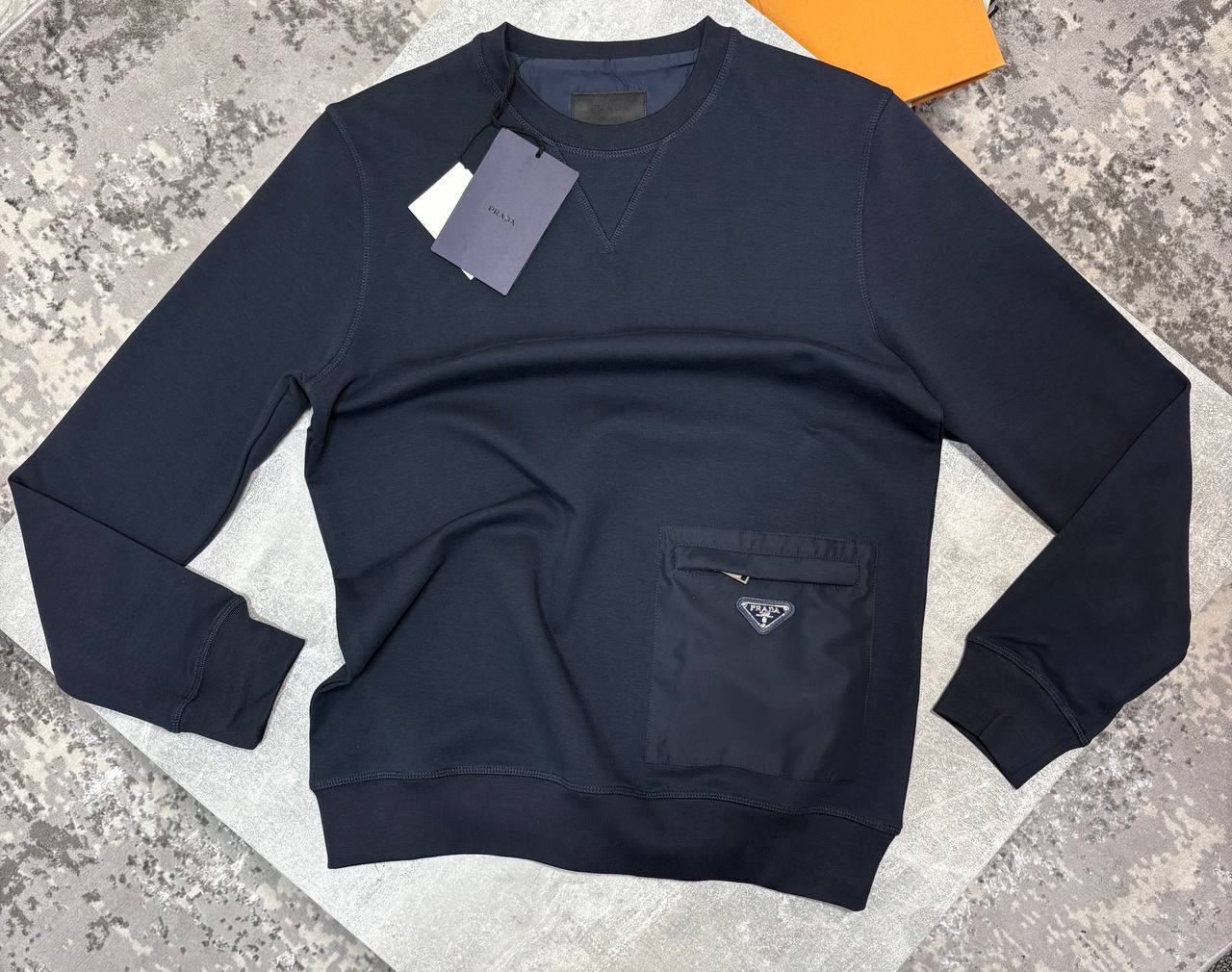 Prada Men's Designer Technical Jumpers in 2 Colors Best Sale UK Reps AAA Quality