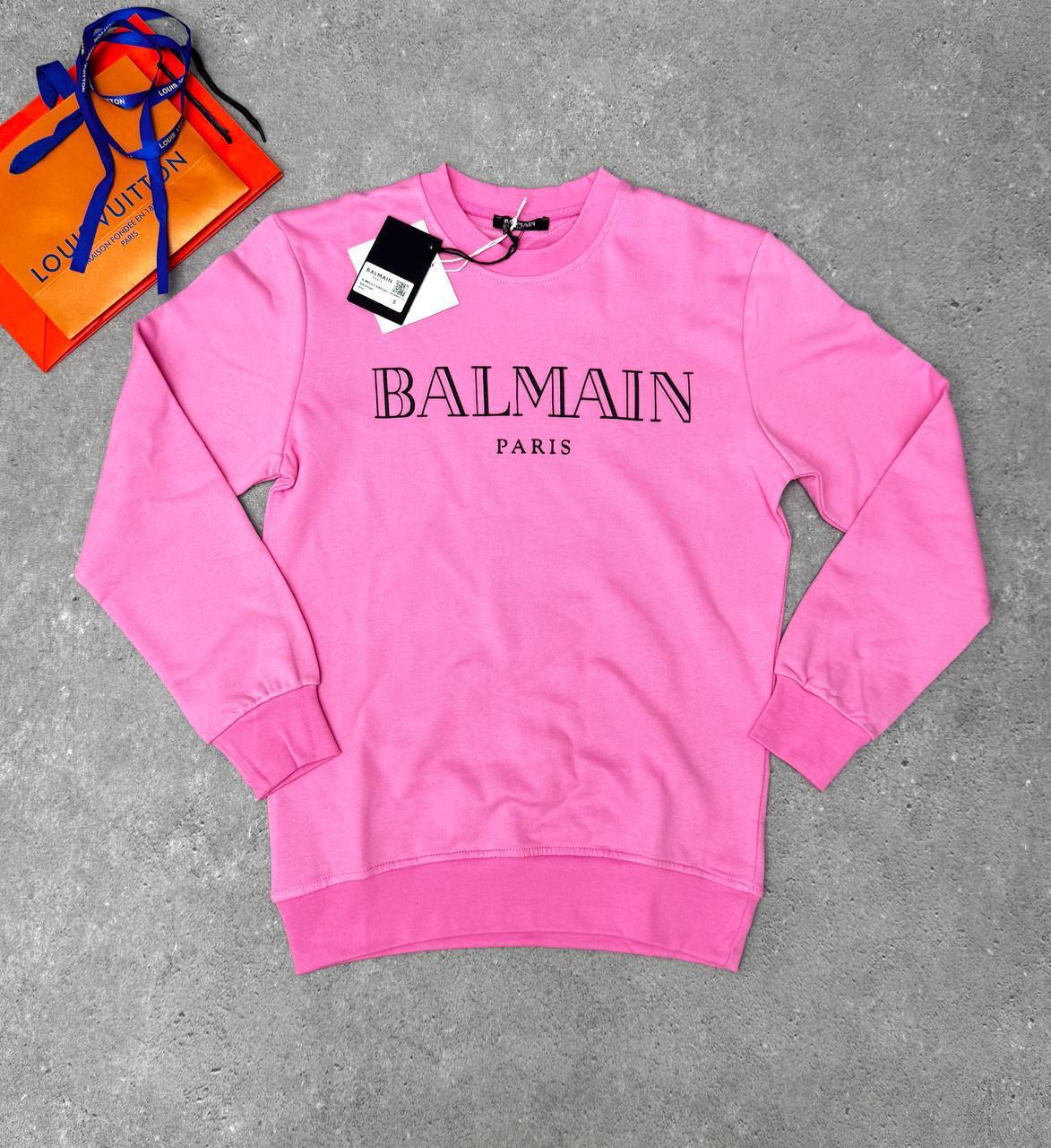 Balmain Authentic Logo Crewneck Printed Sweatshirts in Multiple Colors UK Reps AAA Quality