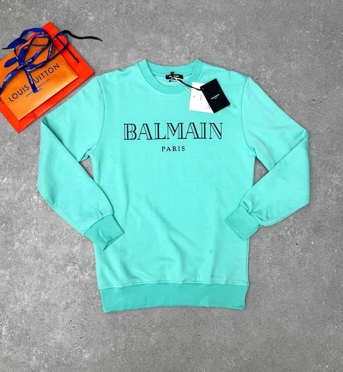 Balmain Authentic Logo Crewneck Printed Sweatshirts in Multiple Colors UK Reps AAA Quality