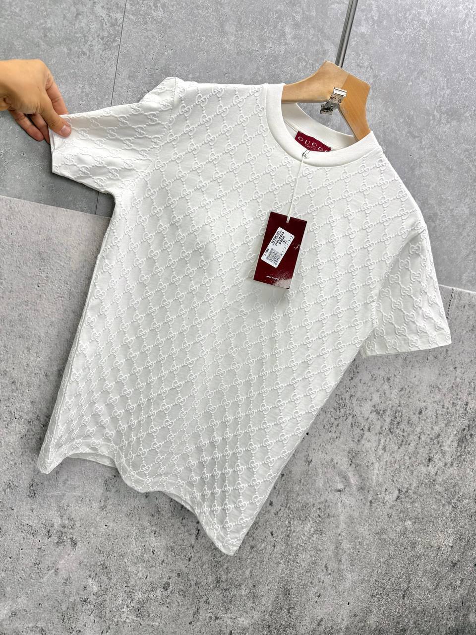 Gucci Mens Knitted Cotton Short Sleeve T-Shirts in 2 Colors UK Reps AAA Quality