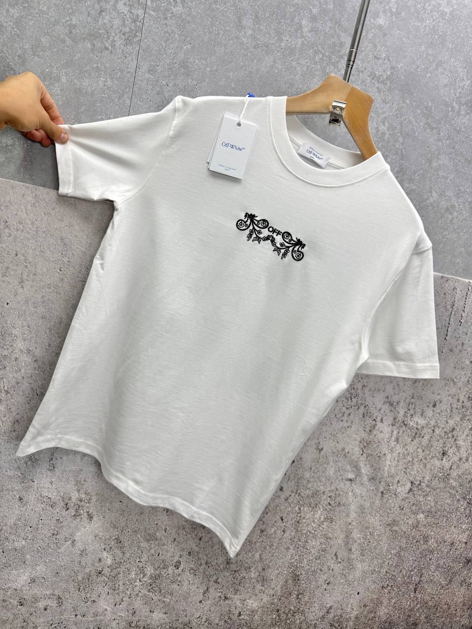 Off-White Skate-Fit Tatto Bandana Embroidered T-Shirts Mens in Multiple Colors UK Reps AAA Quality